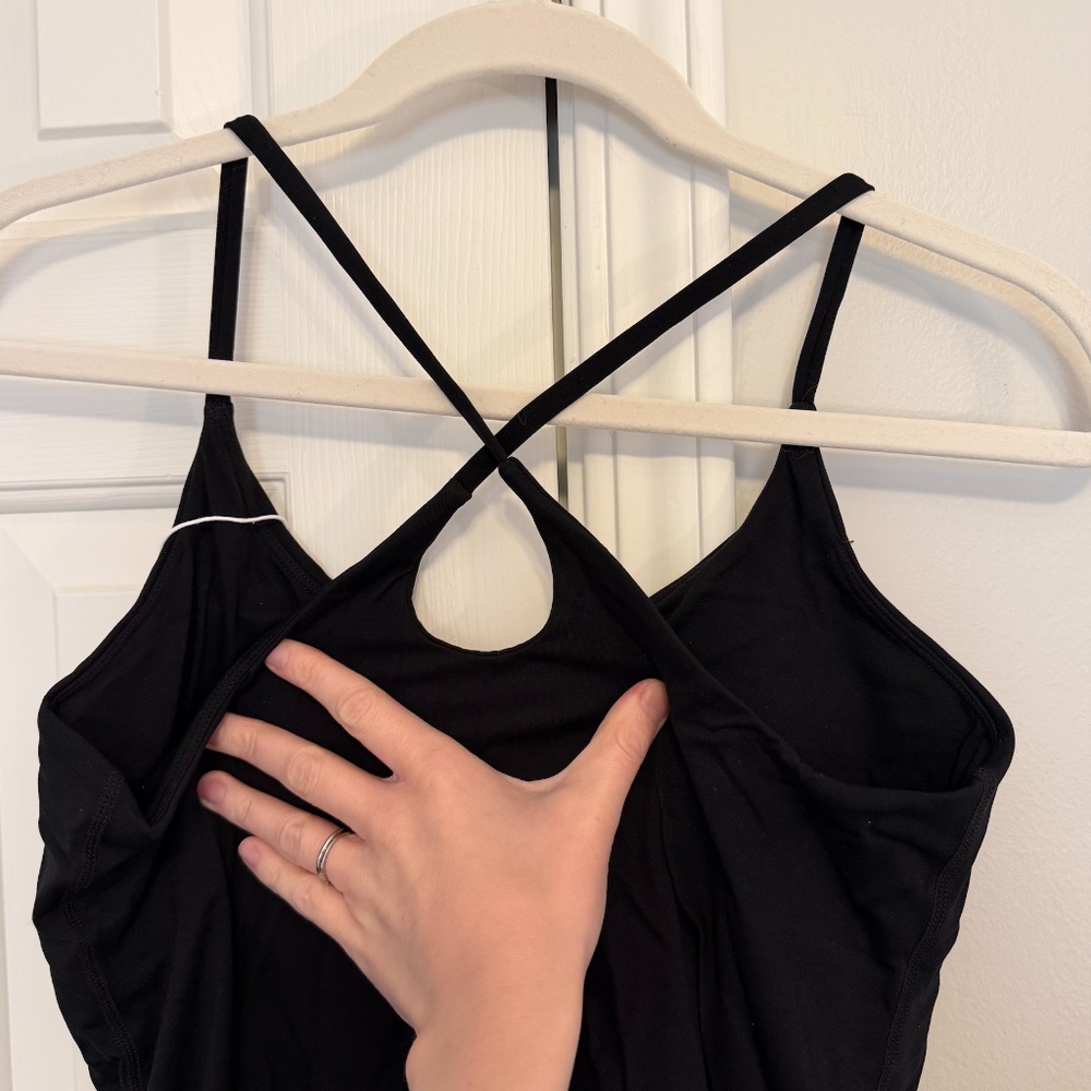 Halara Softlyzero Plush Backless Active Dress-Easy Peezy Edition Black - Picture 9 of 10